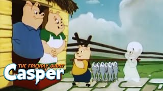 Casper & The 3 Little Pigs | Casper Classics | Full Episode | Cartoons for Kids