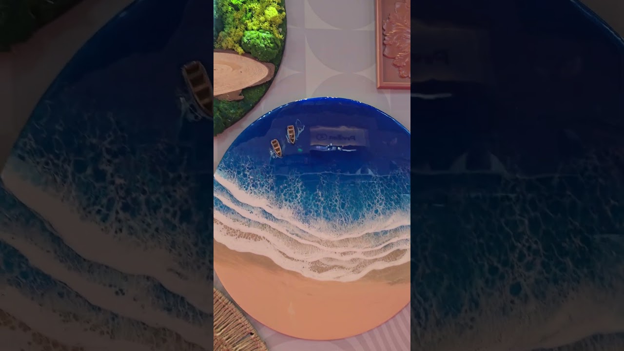 🌲 Mountain Life Resin Art | Nature-Inspired Wall Decor | Unique Landscape Wood & Moss Art