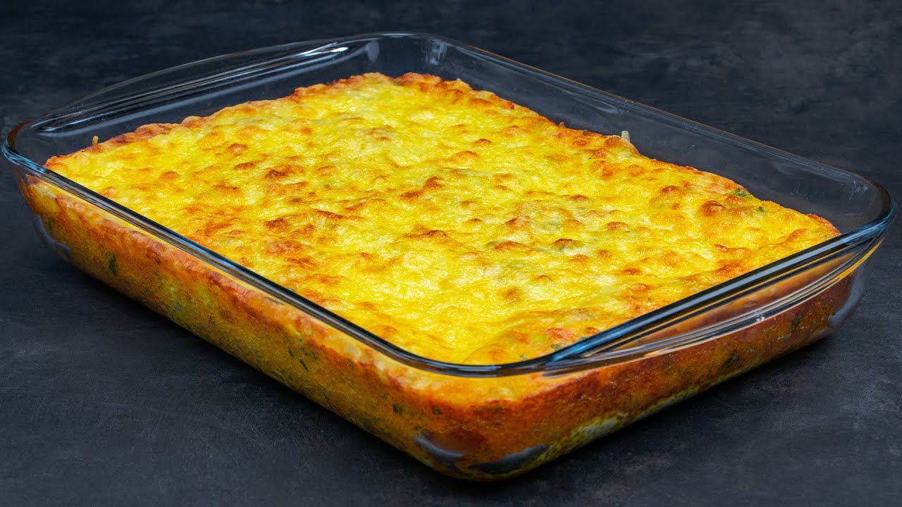 Tarta lista en poco tiempo- perfecta para la cena. Saciará el hambre y las ganas| Gustoso.tv