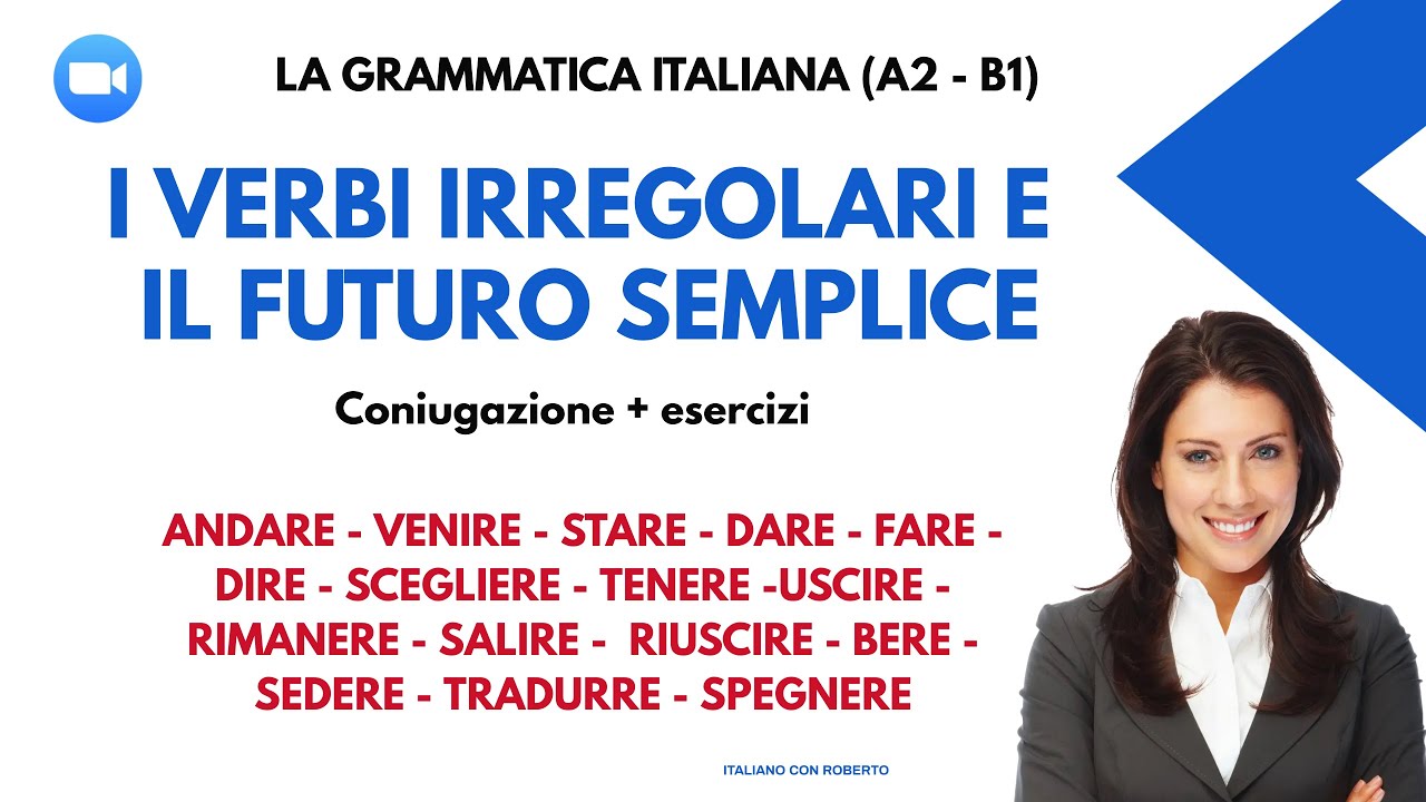 "3. Sfida Linguistica: Verbi Irregolari e FUTURO SEMPLICE. Coniugazioni