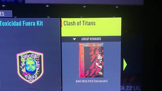 Clash of Titans Fifa 22 SBA Challenge