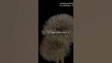 سورة الاسراء : ان ربك يبسط الرزق لمن يشاء ويقدر #قرآن