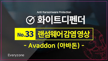 [화이트디펜더 No.33] Avaddon(아바돈) 랜섬웨어에 감염되면? 😱 악성 이메일 첨부 파일 경고!