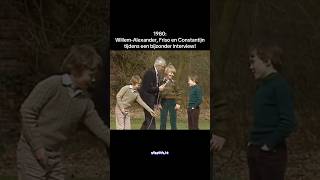 1980: Jonge Willem-Alexander, Friso en Constantijn tijdens een bijzonder televisie-interview.