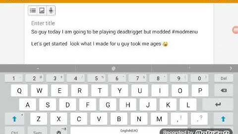 Dead trigger #modmenu