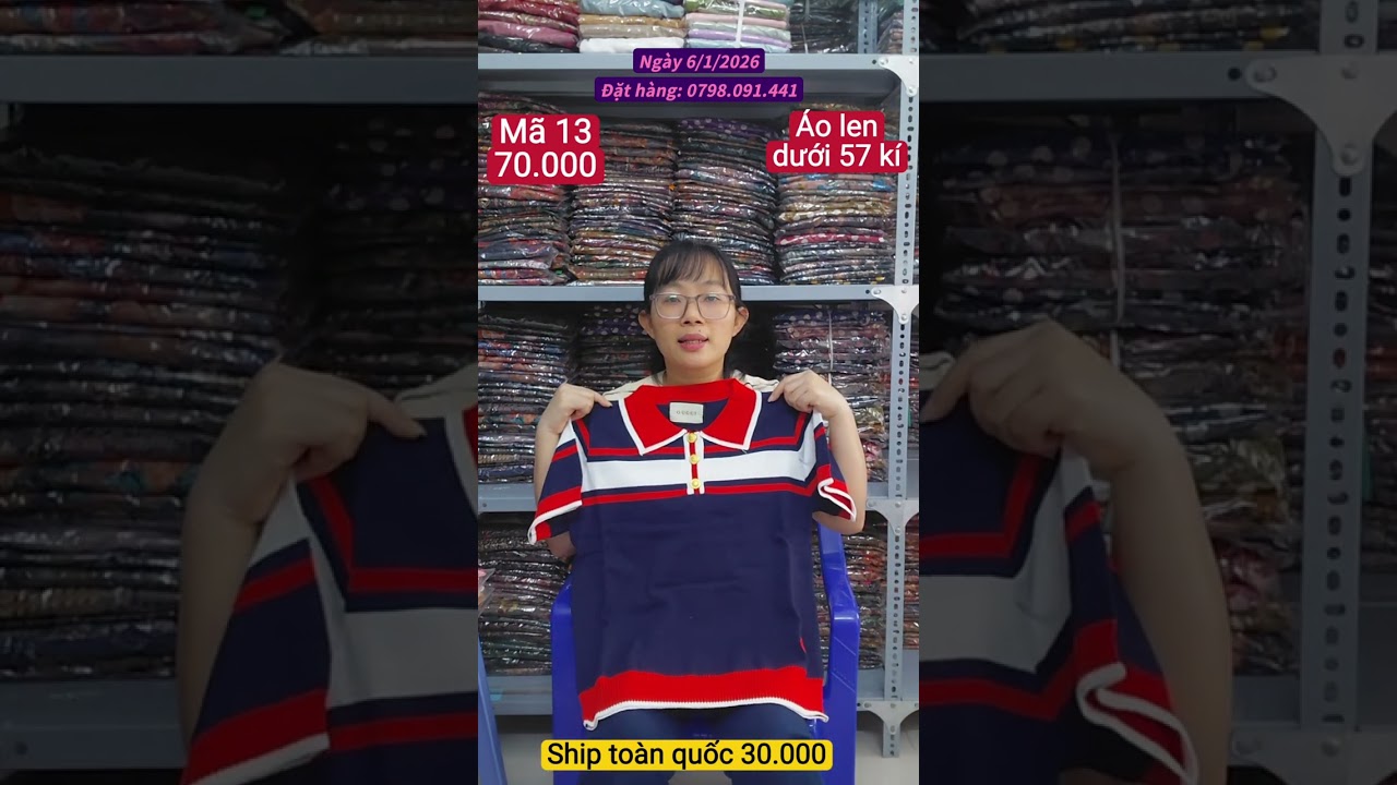 《6/1/2026》 Áo len dưới 55 kí, dưới 57 kí