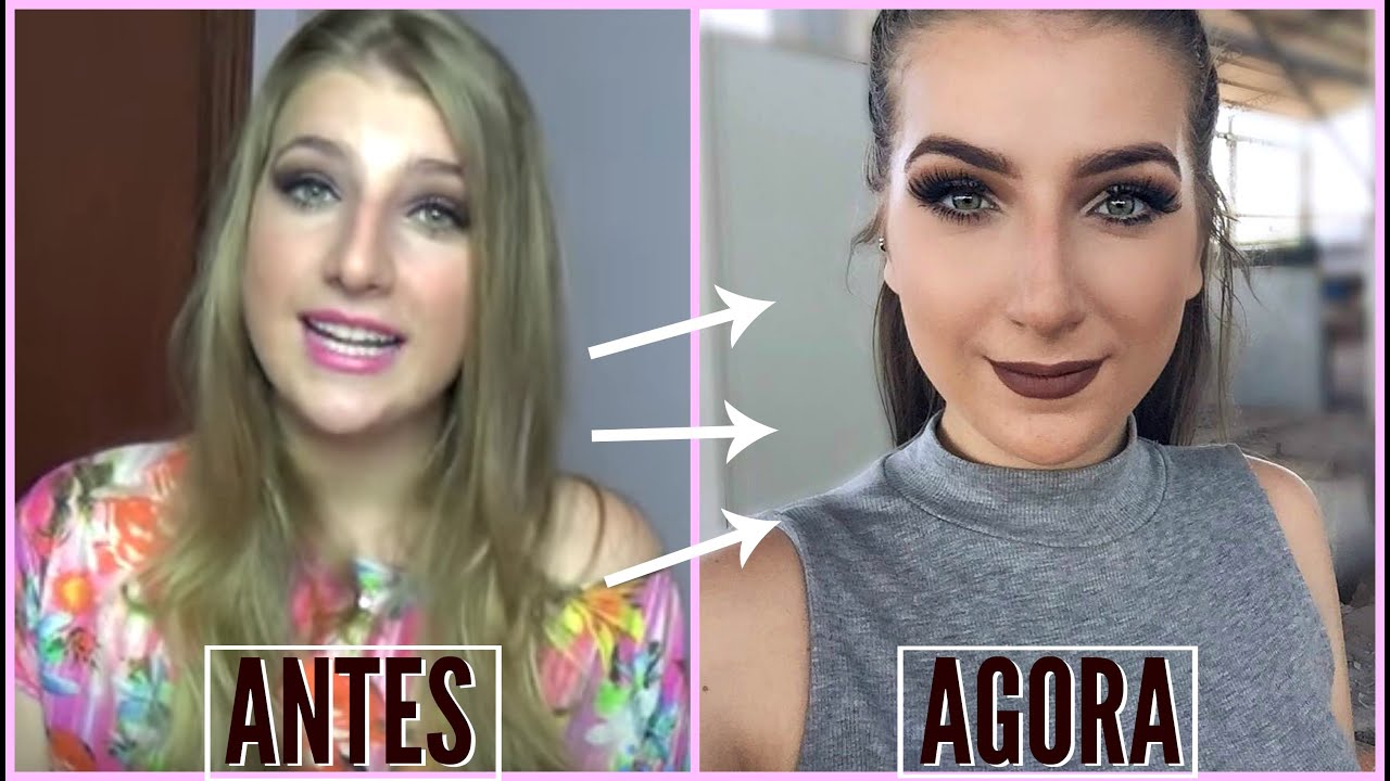 COMO EU ME MAQUIAVA ANTES VS AGORA | #juliaejulhotododia 21