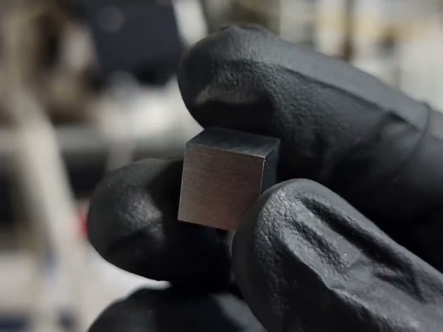 This exotic  metal would oxidize within minutes in air