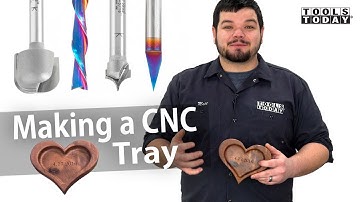 How To CNC Heart Catch All Tray | ToolsToday