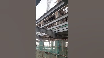 Watch as 2 Buildings Become ONE with This Insane Steel Bridge Connection! #construction #steel