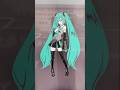 V6ミク様ステッカーネ申 #初音ミク #イラスト #切り絵 vocaloid HatsuneMiku カッティングステッカー