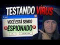 Keylogger: O vírus que te espiona. - Testando Virus #2