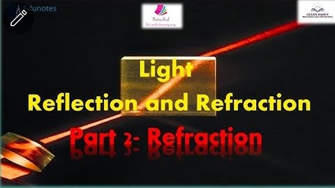 #REFRACTION # Light - Reflection and Refraction