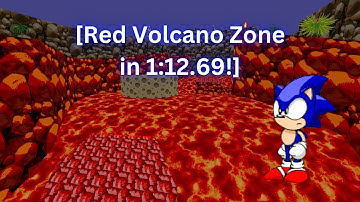 SRB2: Red Volcano Zone Sonic in 1:12.68! [V. 2.2.10]