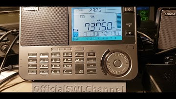 Sangean ATS-909X2 VS Tecsun PL-990x Radio Romania 7375 kHz Shortwave MLA 30 loop antenna