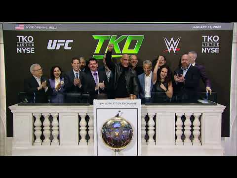 TKO Rings The Opening Bell with The Rock