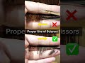 【Haircut】ASMR！ハサミの正しい使い方！押し切りではなく引き切りで！