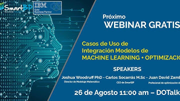 Casos de Uso Integración Modelos de Machine Learning + Optimización con IBM Watson Studio
