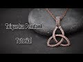 Wire wrapped triquetra pendant for beginner