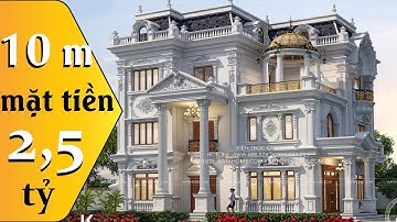 [VIEW CẬN CẢNH] Thiết Kế Biệt Thự 3 Tầng Tân Cổ Tại Vĩnh Long | Kiến Trúc Katahome 31300