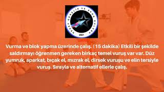 Karate Vurma Veya Blok Yapma Üzerinde Çalışmak