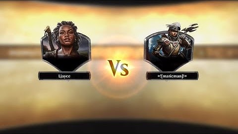 Magic Duels Versus Battle LJayce against =![maticman]!= Part 1 #MTG #MagicTheGathering