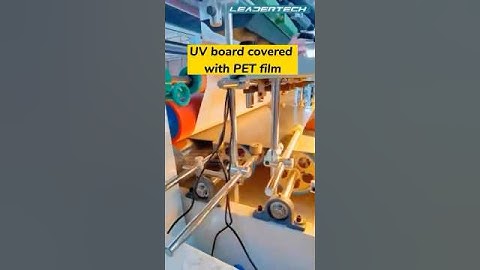 1300mm width wrapping machine for UV board wrapping with PET film | Laminating Line