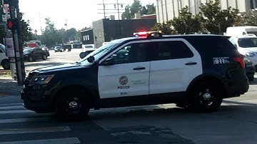 LAPD North Hollywood Unit Responding (Fast)