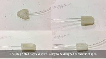 3D Printed Haptics: Creating Pneumatic Haptic Display Based on 3D Printed Airbags