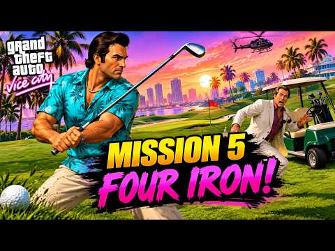GTA Vice City Mission 5 Complete | Four Iron | Golf Course Mission