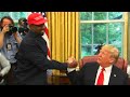 Kanye West Hugs President Trump During White House Visit
