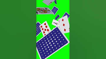 Falling Poker Cards #playingcards #casinogame #poker #greenscreencards #flyingcards #3danimationloop