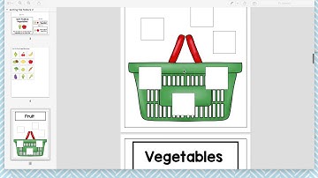 Product Preview - Sorting File Folders Habitat, Temp, and Food