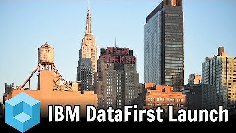 IBM DataFirst Launch Event Keynote | BigDataNYC 2016