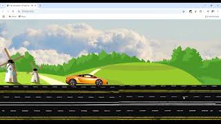 Car Animation project using CSS and JS  | CodeWithUsman.