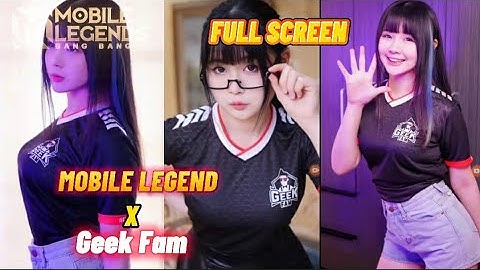 Cara Mengganti Intro Screen Mobile Legends X Skuad Geek Fam full HD 100%