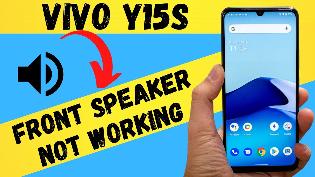 Vivo Y15s Ear / Calling / Front Speaker not working Problem