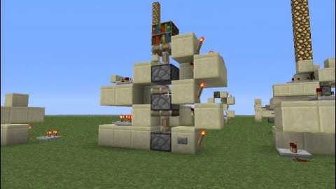 Minecraft: Redstone Showcase - Fast Triple Piston Extender