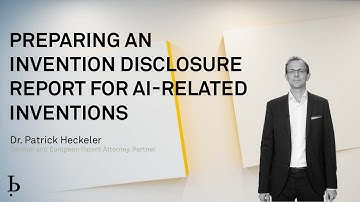 IP Quick Tip: Preparing an invention disclosure report for AI-related inventions (2023)