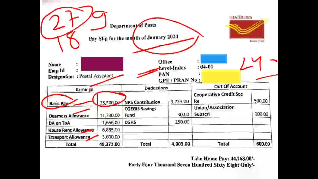 Postal Assistant Salary In 2024 Original Salary Slip Dekhe YouTube Postal Assistant Salary In 2024 Original Salary Slip Dekhe YouTube