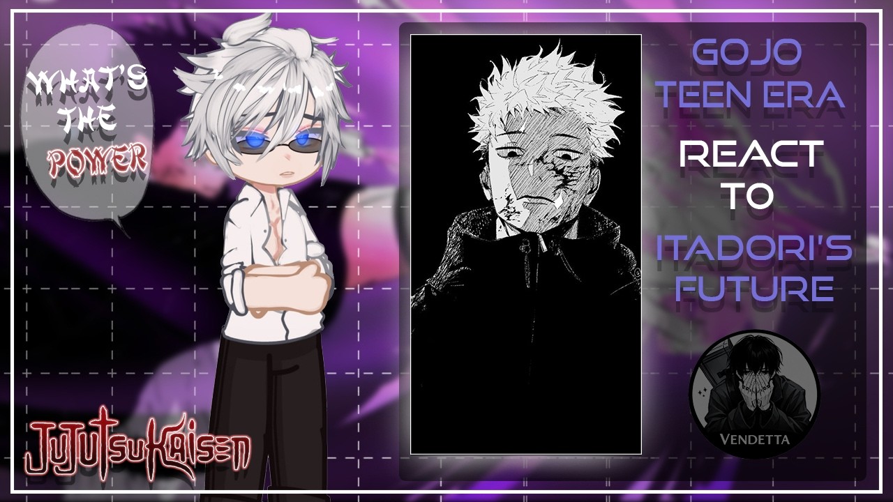 Jujutsu Kaisen Teen Gojo Era react to Itadori's future | [RUS/ENG] | Part 1