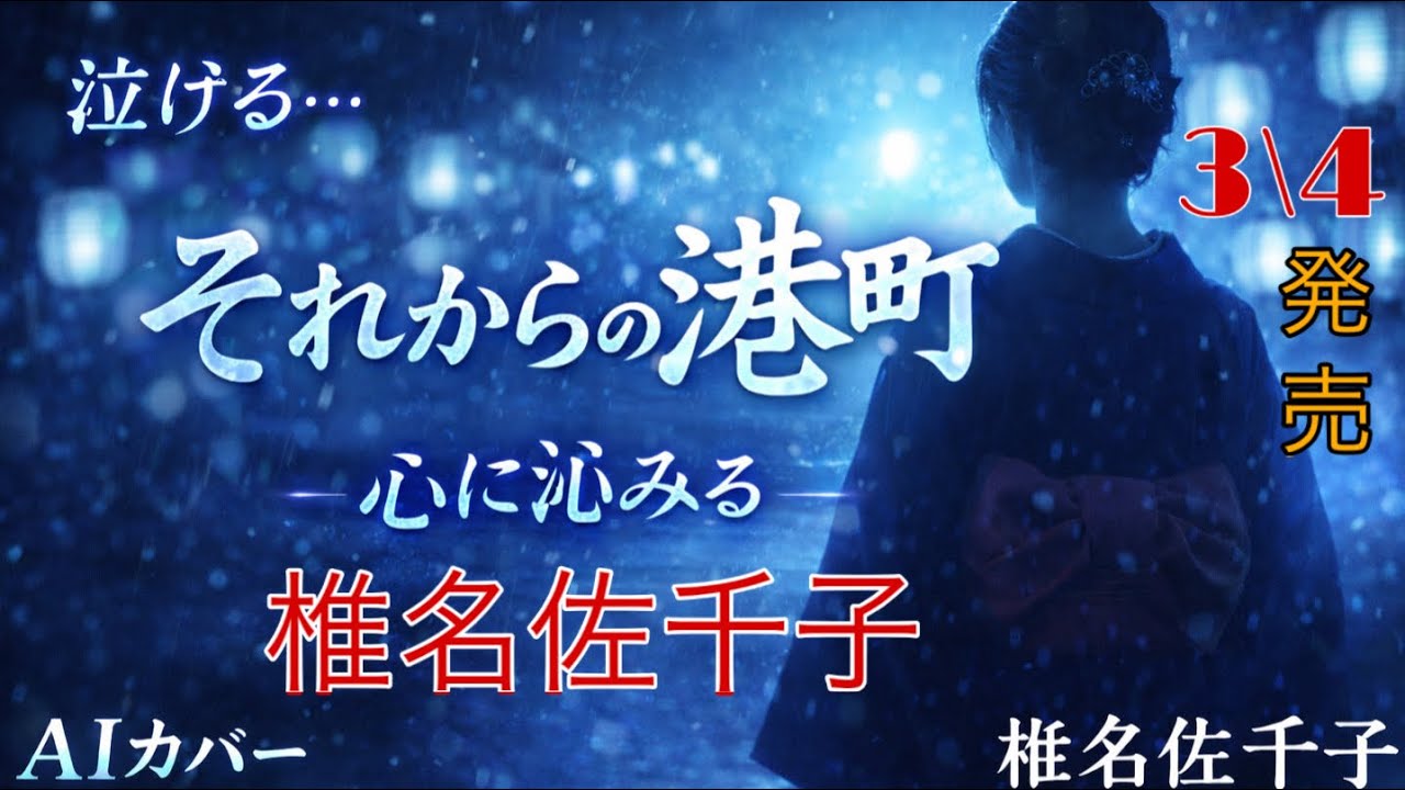 椎名佐千子「それからの港町 」COVER AI 【AI演歌】