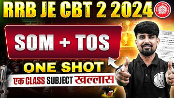 SOM + TOS In ONE SHOT | RRB JE Civil Engineering Classes | Strength Of Material RRB JE