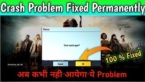 Finally Fix Crash Problem Pubg Mobile Lite | After New Update Fix Crash Problem Pubg Lite
