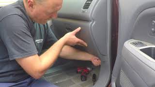 Honda Pilot heater blower noisey motor repair repair & seat removal