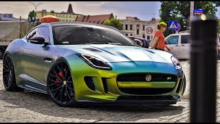 BRUTAL SOUND!!! JAGUAR F-TYPE R Coupé ACCELERATION & SOUND