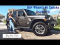 NEW CAR TOUR & WHAT'S IN MY CAR | JEEP WRANGLER SAHARA UNLIMITED + sky one touch