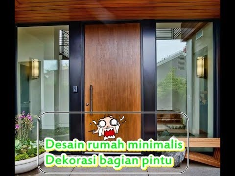  DESAIN rumah minimalis bagian pintu depan YouTube