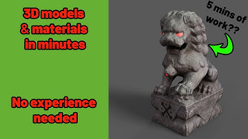 Easily create any 3d model/ asset - Introduction to photogrammetry