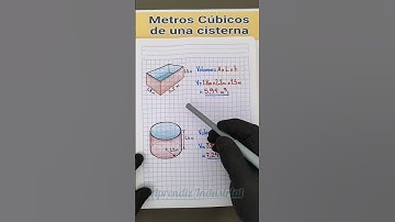 Cómo calcular el volumen de una cisterna #home #maths #hogar #construction